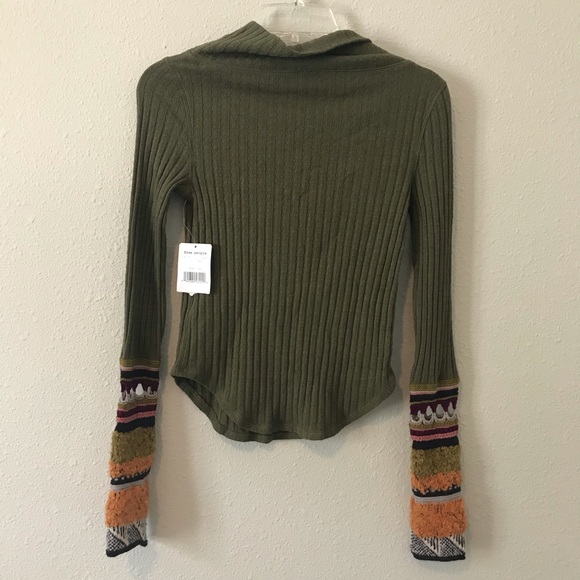 Free People Mixed Up Cuff Ribbed Thermal - Picture 8 of 8